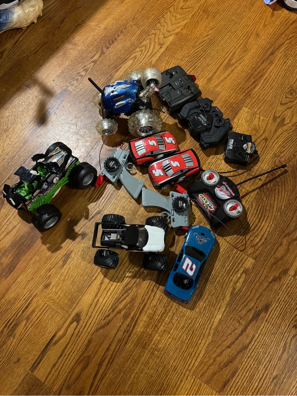 Random Toy Car & Monster Truck Lot Bundle Mixed Cars Trucks Toys